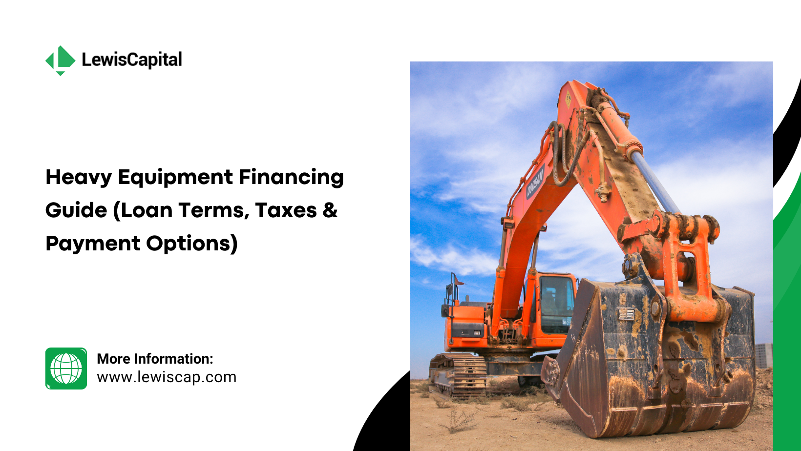 Heavy Equipment Financing Guide (Loan Terms, Taxes & Payment Options)