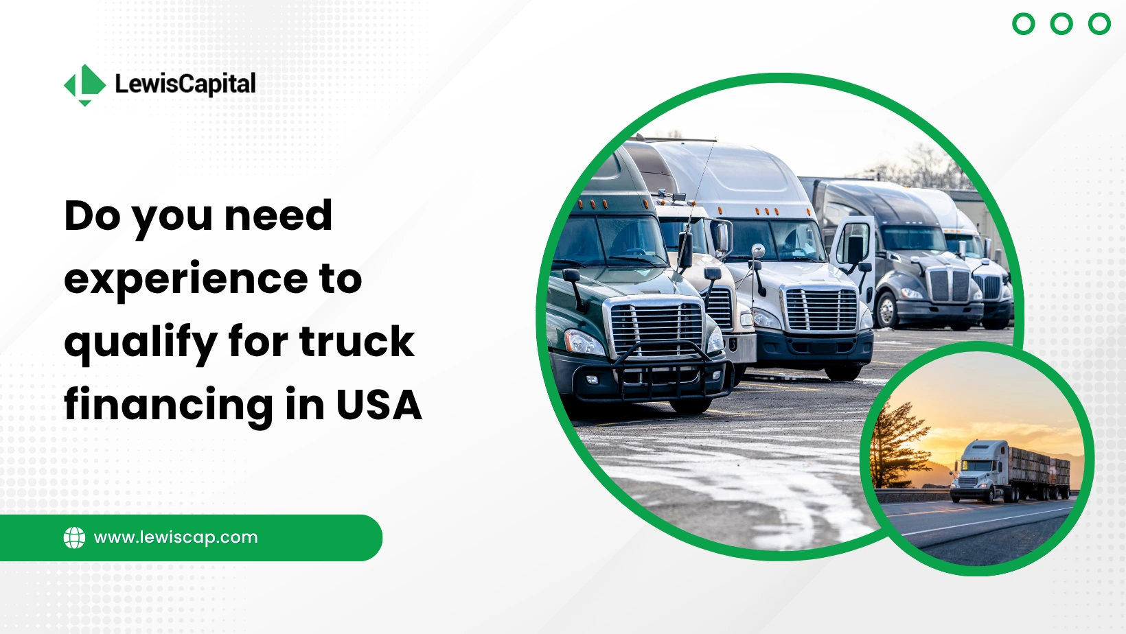 Do You Need Experience To Qualify For Truck Financing in the USA?
