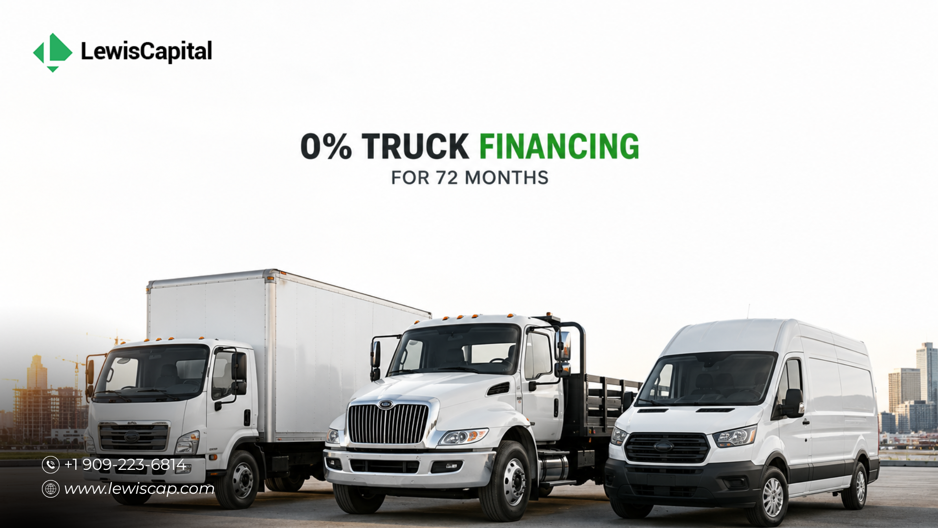 0% truck financing offer displayed