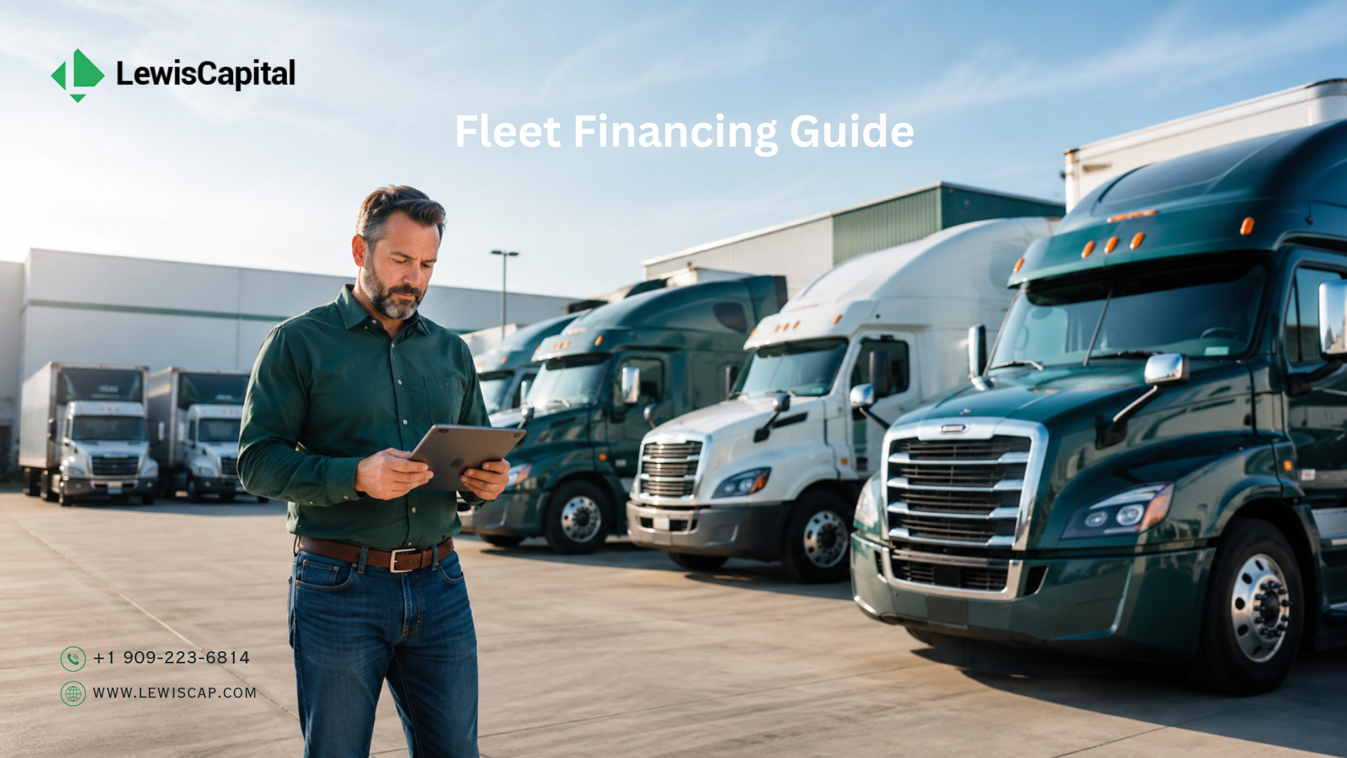 Fleet financing helps businesses expand their commercial vehicle fleet